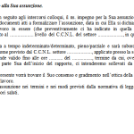 Lettera di Impegno all'Assunzione