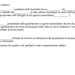 Modulo Verbale Consegna Chiavi