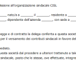 Modulo Disdetta CISL Word e PDF Editabile