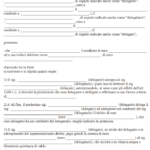 Fac Simile Delegazione di Pagamento