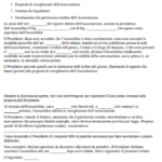 Fac Simile Verbale Scioglimento Associazione