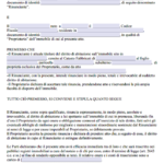 Fac simile rinuncia al diritto di abitazione