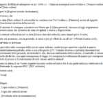 Diffida per merce non consegnata