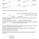 Fac simile scrittura privata per diritto di abitazione