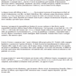 Lettera Risarcimento Danni Carburante Sporco