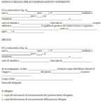 Modello Delega per Accompagnamento Minorenni in Viaggio Word e PDF